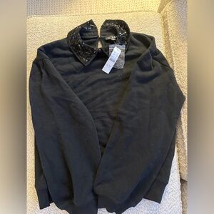 NWT J Crew Black Top